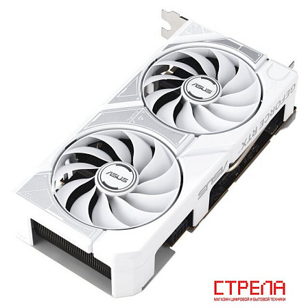 Видеокарта ASUS Dual GeForce RTX 5060 8GB GDDR7 White OC Edition DUAL-RTX5060-O8G-WHITE