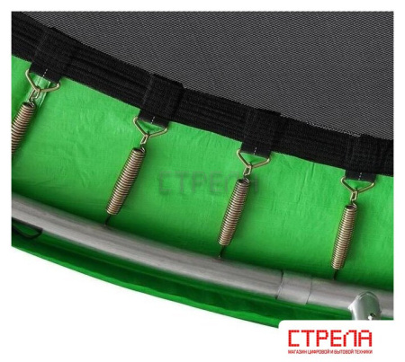 Батут Happy Jump 14ft Pro 435 см с внешней сеткой и лестницей