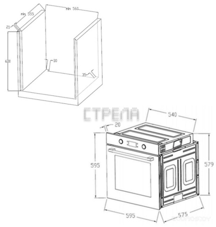 Духовой шкаф Maunfeld AEOH.749B