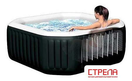 Надувной бассейн Intex Jet & Bubble Deluxe 28458 (201x71) с джакузи