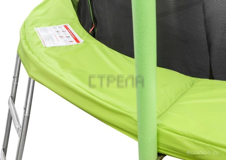 Батут Alpin Inside 3.12 м с защитной сеткой и лестницей