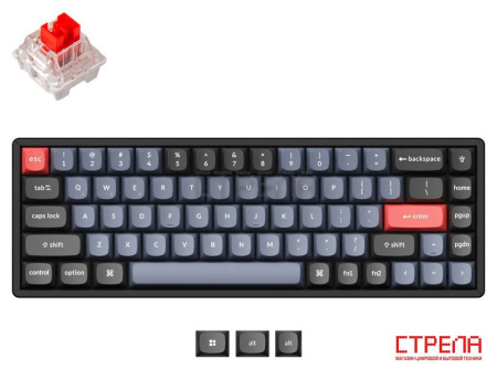 Клавиатура Keychron K6 Pro RGB K6P-J1-RU (Keychron K Pro Red)