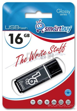 USB Flash SmartBuy Glossy series 16GB (Black)
