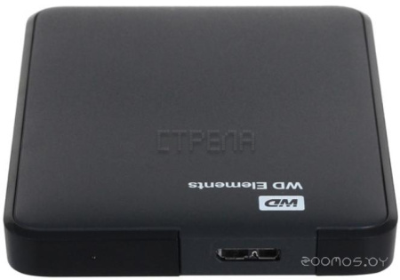 Внешний жёсткий диск Western Digital Elements Portable 1TB (WDBUZG0010BBK-WESN)