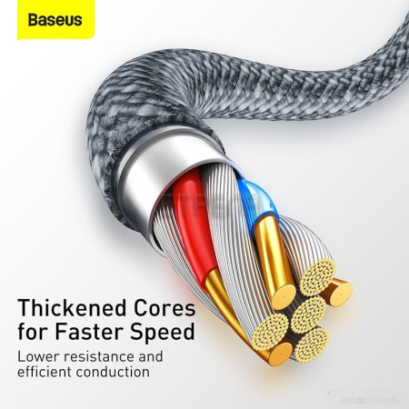 Кабель Baseus Dynamic Series USB Type-A - Lightning (1 м, серый)