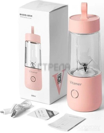 Портативный блендер Sundays Home 644200016A (розовый)