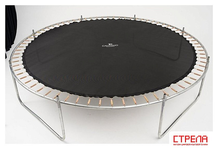 Батут Calviano Inside Master Smile 374 см - 12ft (внутренняя сетка, с лестницей)