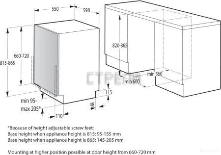Посудомоечная машина Gorenje GV620E10