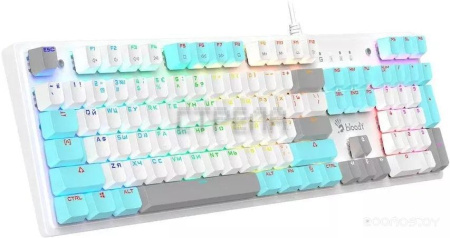 Клавиатура A4Tech Bloody S510N (белый, Bloody BLMS Red)