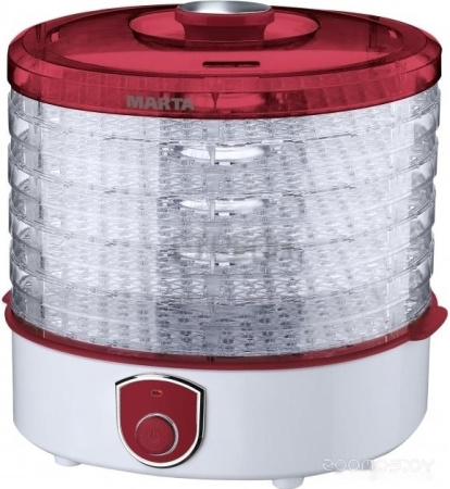 Сушилка для овощей и фруктов Marta MT-1950 (красный рубин)