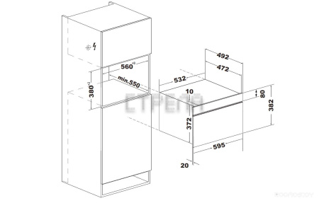 Микроволновая печь Weissgauff BMWO-342 DW Touch