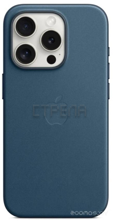 Чехол для телефона Apple MagSafe FineWoven Case для iPhone 15 Pro (тихоокеанский синий)