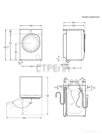 Стиральная машина Electrolux SteamCare 700 EW7FG4492UDE