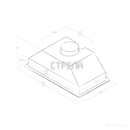 Вытяжка Elica ERACWH/A/52