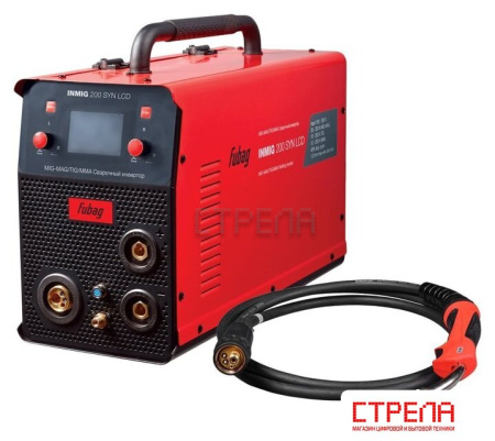 Сварочный инвертор Fubag INMIG 200 SYN LCD