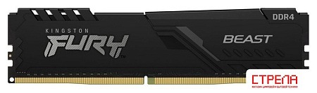 Оперативная память Kingston FURY Beast 8ГБ DDR4 3200 МГц KF432C16BB/8WP