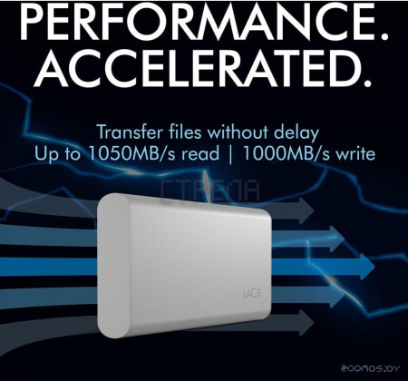 Внешний накопитель LACIE Portable V2 2TB STKS2000400