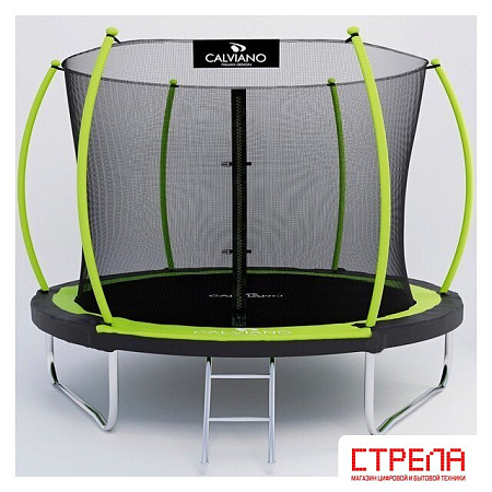 Батут Calviano Inside Master Green 312 см - 10ft (внутренняя сетка, с лестницей)