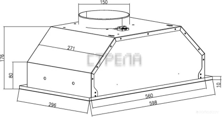 Кухонная вытяжка Schtoff Quattroporte 60 (черный)