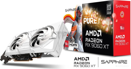Видеокарта Sapphire Pure Radeon RX 9060 XT 11350-02-20G