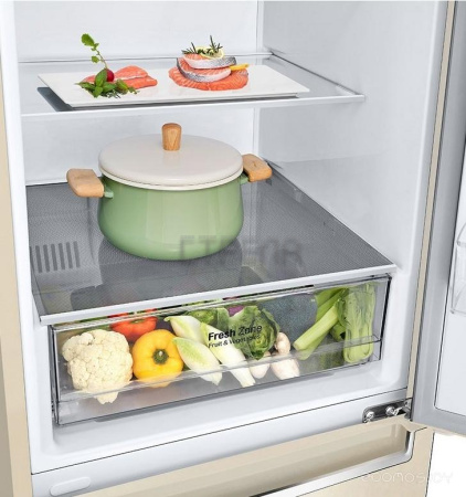 Холодильник с морозильником LG GW-B509SEKM