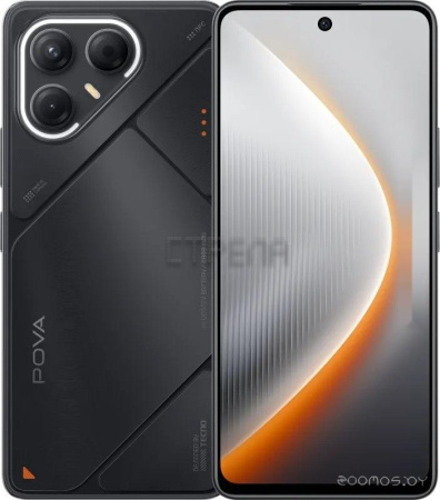 Телефон Tecno Pova 7 5G 8GB/256GB (графитовый черный)