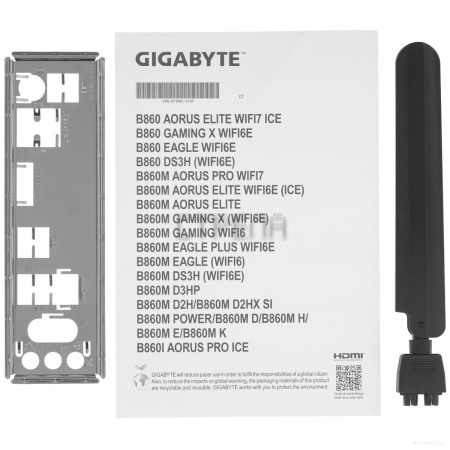 Материнская плата Gigabyte B860M DS3H WiFi6E
