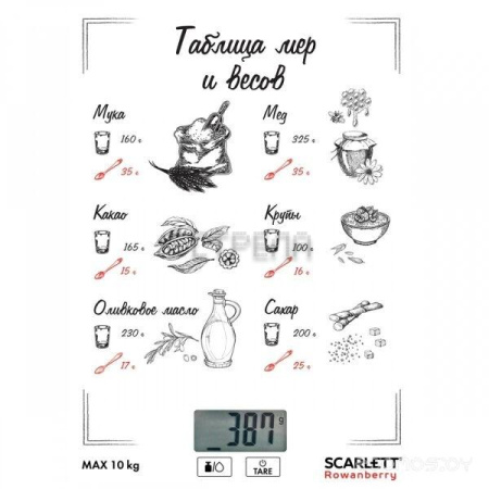 Кухонные весы Scarlett SC-KS57P95