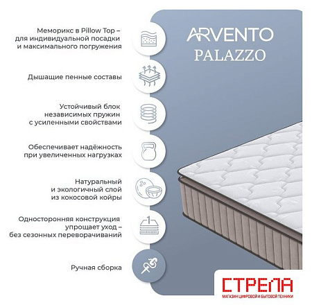 Матрас Arvento Palazzo 200x200
