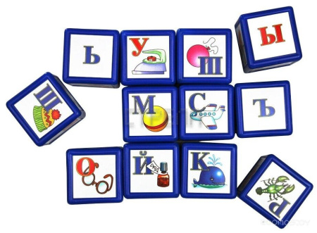 Кубики Десятое королевство Азбука 02225