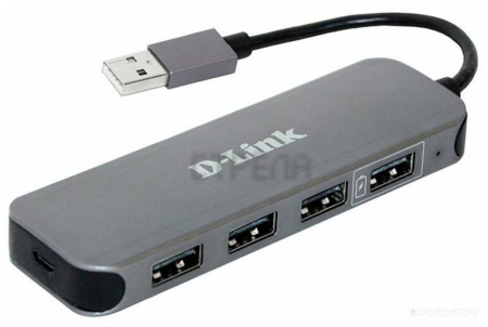 USB-хаб D-LINK DUB-H4-E1A