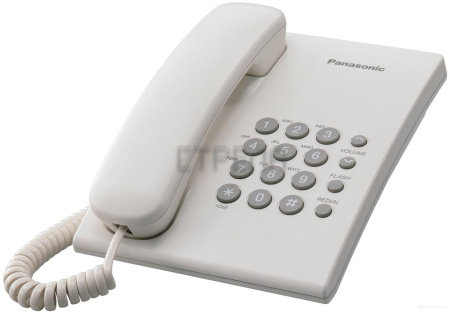 Проводной телефон Panasonic KX-TS2350RUW (белый)