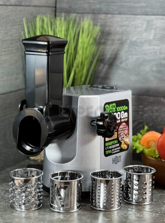 Мясорубка электрическая Holt HT-MG-007 (серебристый)