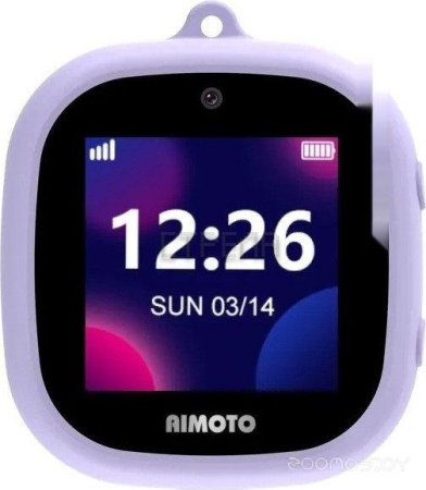 Умные часы с наушниками Aimoto Crystal 4G (сиреневый)