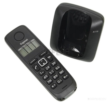 Радиотелефон Gigaset A116 (черный)