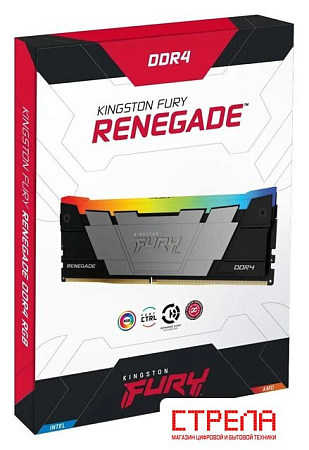 Оперативная память Kingston FURY Renegade RGB 4x16ГБ DDR4 3600 МГц KF436C16RB12AK4/64