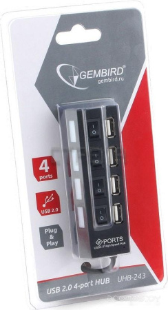 USB-хаб Gembird UHB-243-AD