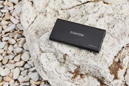 Внешний аккумулятор Canyon CNE-CPB1008B 10000mAh (черный)