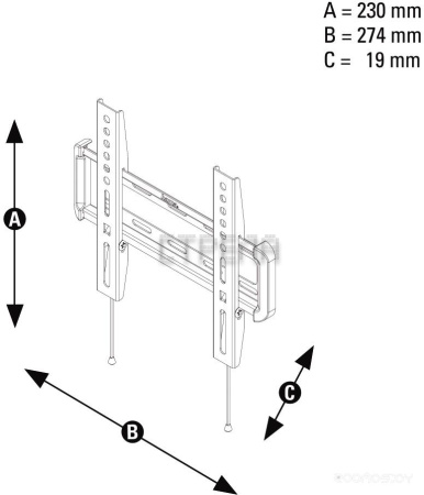 Кронштейн HAMA 00118632