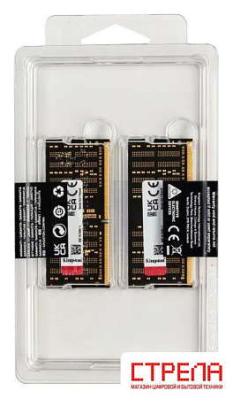 Оперативная память Kingston FURY Impact 2x32GB DDR4 SODIMM PC4-25600 KF432S20IBK2/64