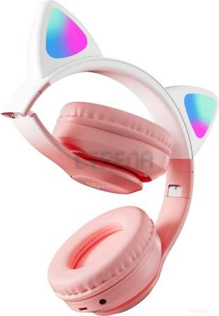 Наушники Miru Cat EP-W10 (розовый)