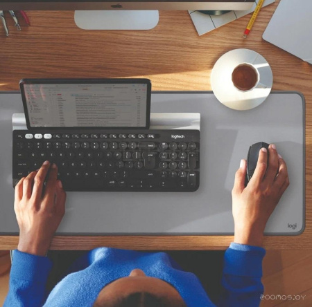 Коврик для мыши Logitech Desk Mat (серый)