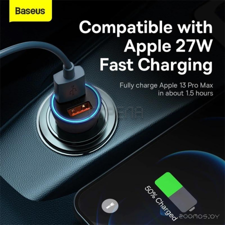 Автомобильное зарядное Baseus CGJM000013