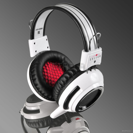 Наушники Oklick HS-G300 Armageddon (белый/черный)
