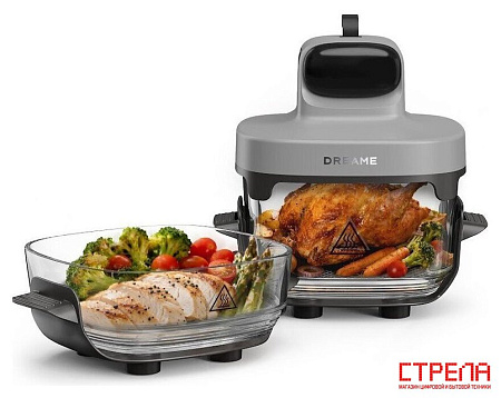 Аэрогриль (аэрофритюрница) Dreame Air Fryer PT60 (серый)