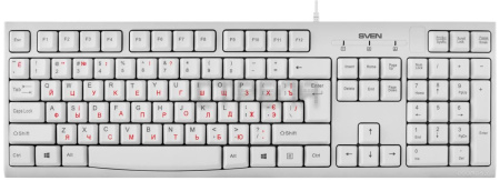 Клавиатура Sven KB-S300 (белый)