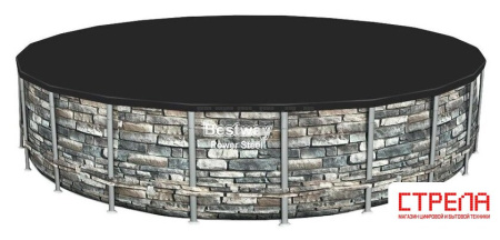 Каркасный бассейн Bestway Power Steel Камень 56889 (671x132)