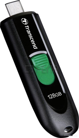 USB Flash Transcend JetFlash 790C 128GB (черный/зеленый)