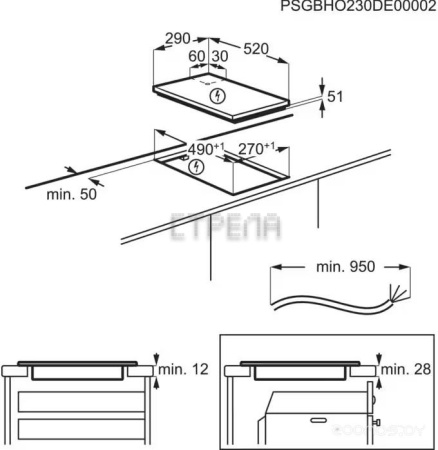 Варочная панель Electrolux LIT30231C