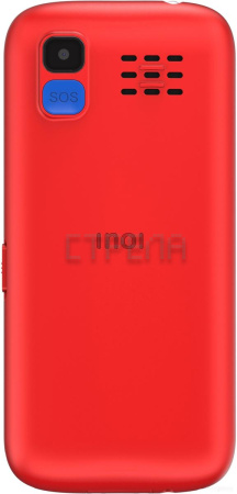 Кнопочный телефон Inoi 118B (красный)